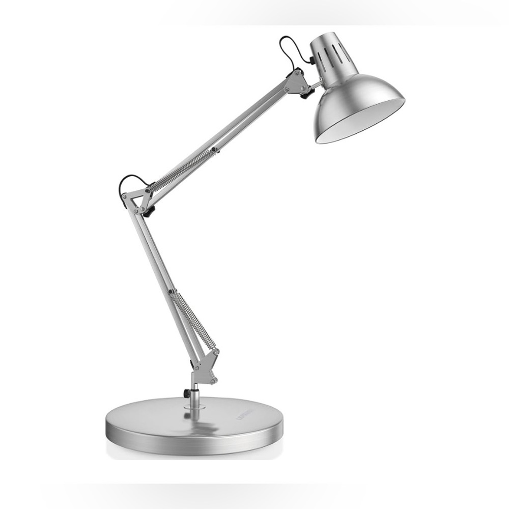 Metal Desk Lamp, Adjustable Goose Neck